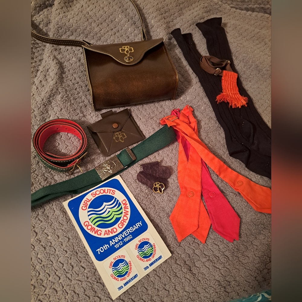 Vintage Girl Scout Brownies Shoulder Bag